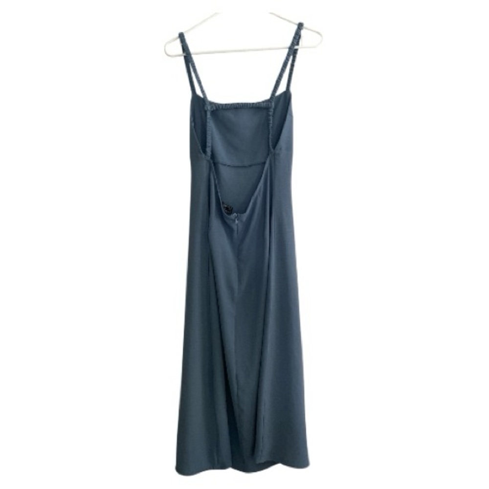 Forever 21 Navy Open Back Midi Dress Medium - Picture 2 of 5